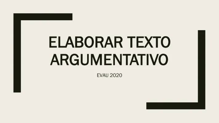 Know Elaborar texto argumentativo thumbnail