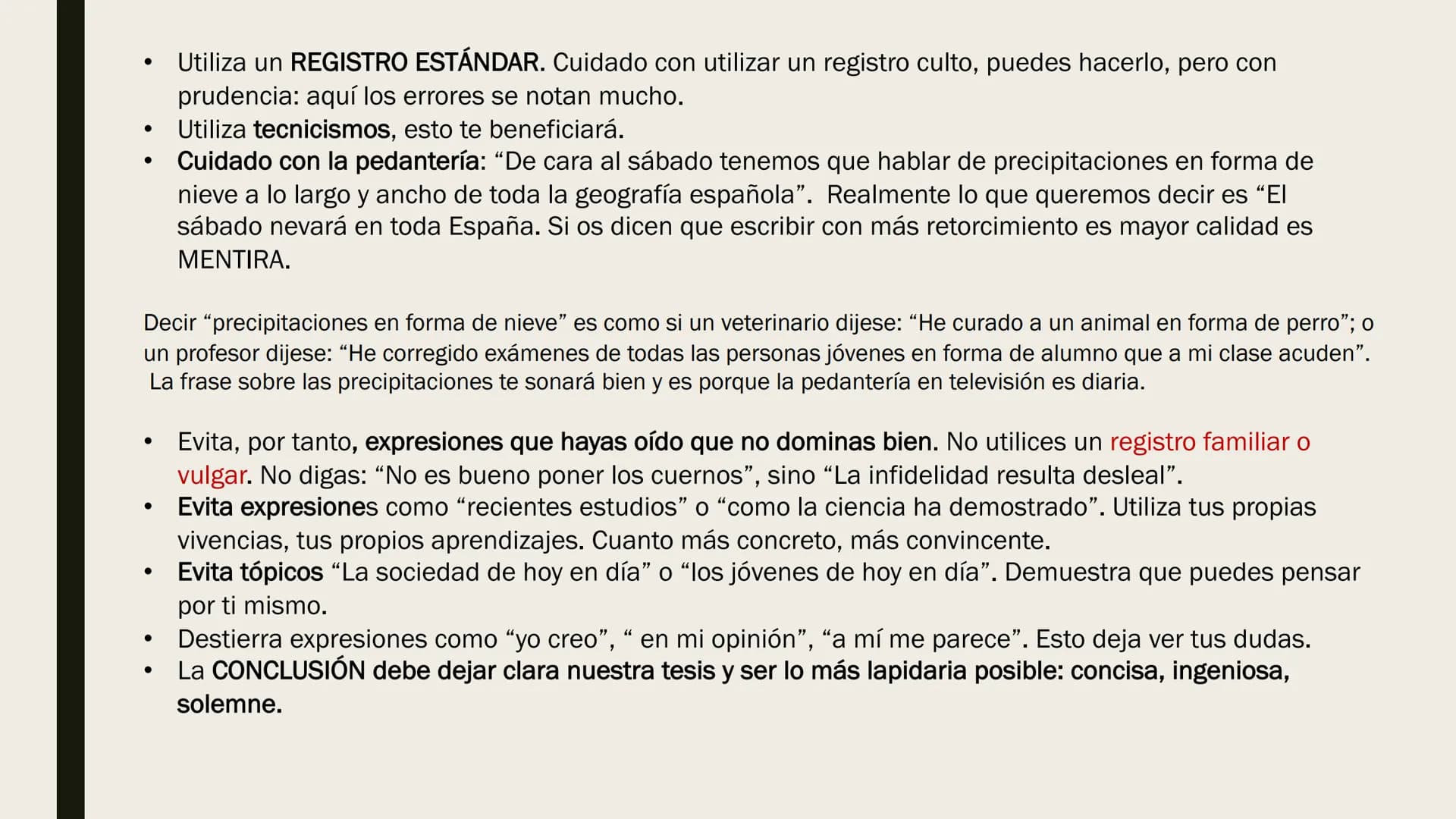 ELABORAR TEXTO
ARGUMENTATIVO
EVAU 2020 Pregunta 3 del examen: Exprese su opinión razonada acerca de... y/o razone...
ESTRUCTURA
Espacio: apr