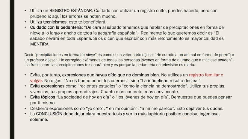 ELABORAR TEXTO
ARGUMENTATIVO
EVAU 2020 Pregunta 3 del examen: Exprese su opinión razonada acerca de... y/o razone...
ESTRUCTURA
Espacio: apr