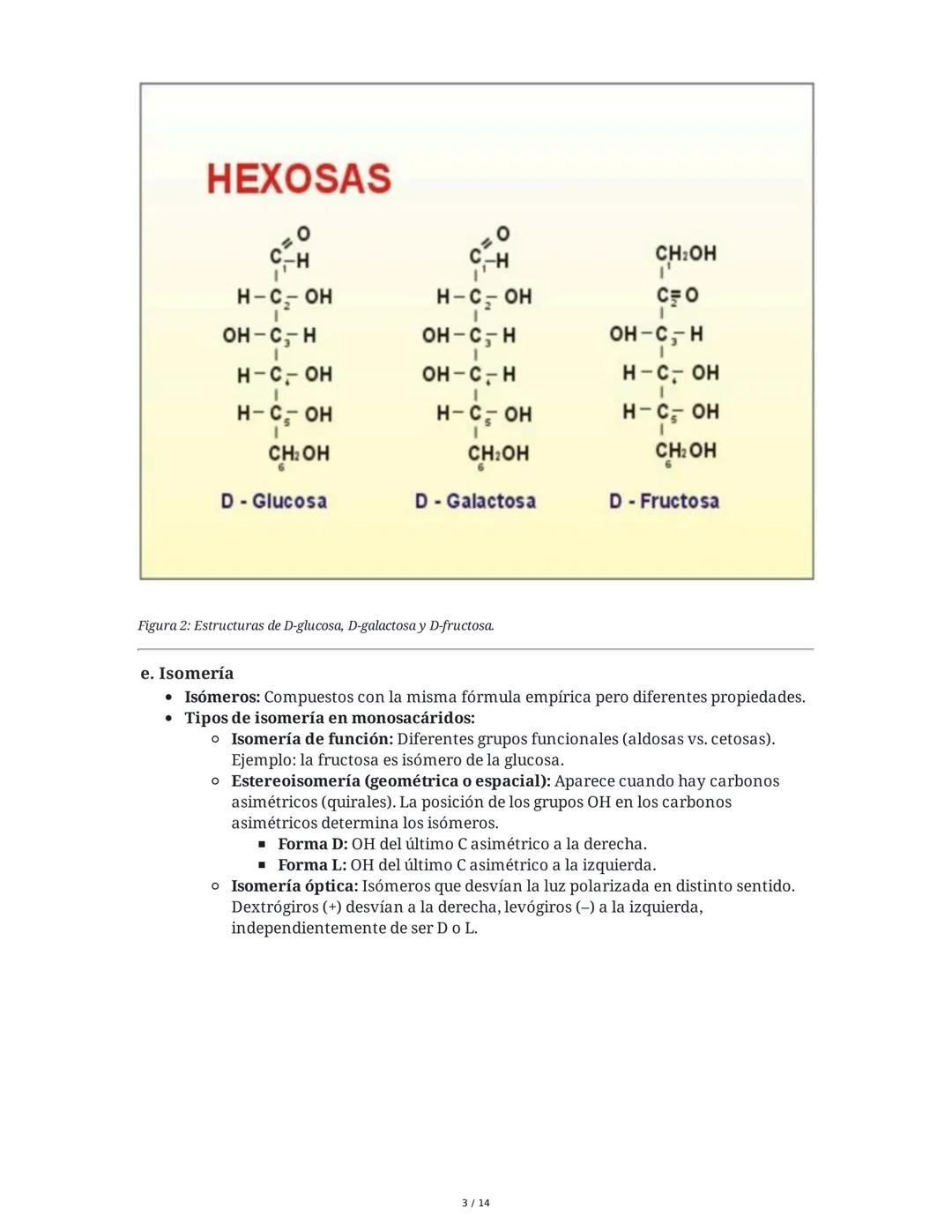 1. Definición
TEMA 2: LOS GLÚCIDOS
Los glúcidos son biomoléculas compuestas por carbono (C), hidrógeno (H) y oxígeno (O),
con la fórmula emp