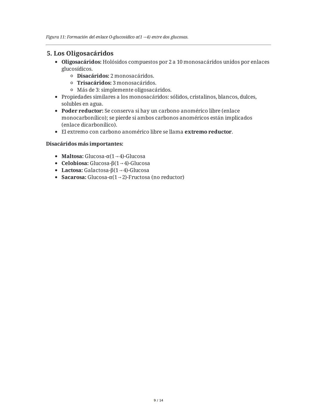 1. Definición
TEMA 2: LOS GLÚCIDOS
Los glúcidos son biomoléculas compuestas por carbono (C), hidrógeno (H) y oxígeno (O),
con la fórmula emp