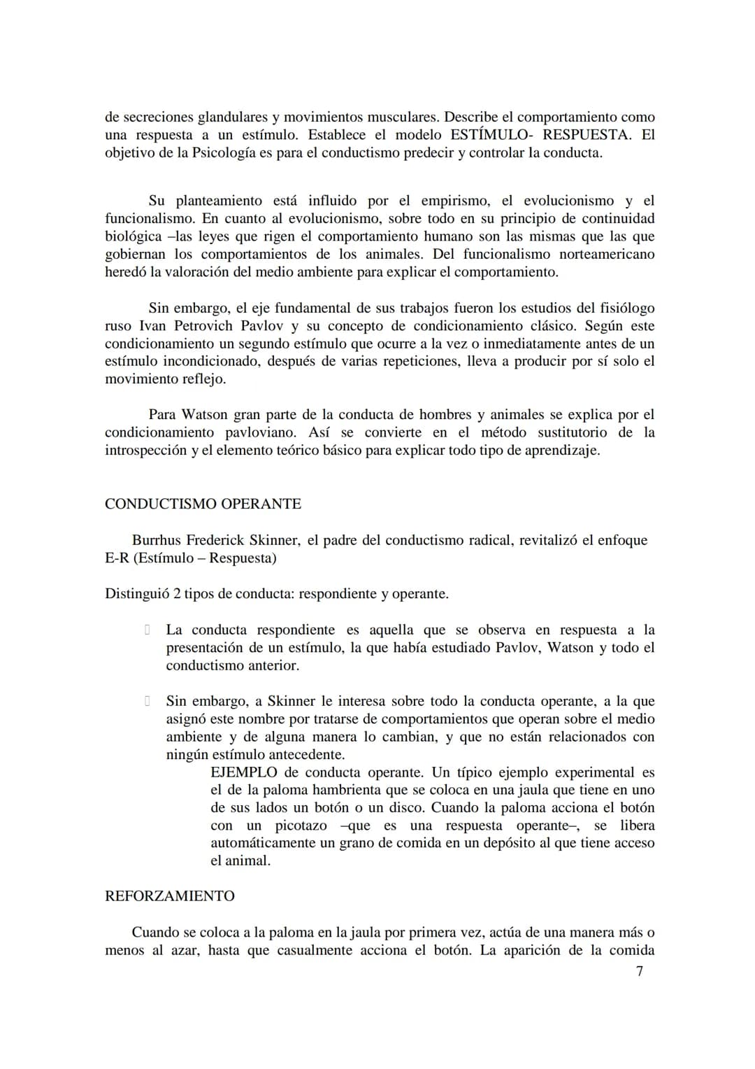 TEMA 2. TEORÍAS PSICOLÓGICAS
En este segundo tema hacemos una panorámica de las principales corrientes
existentes en la Psicología:
1. Los p