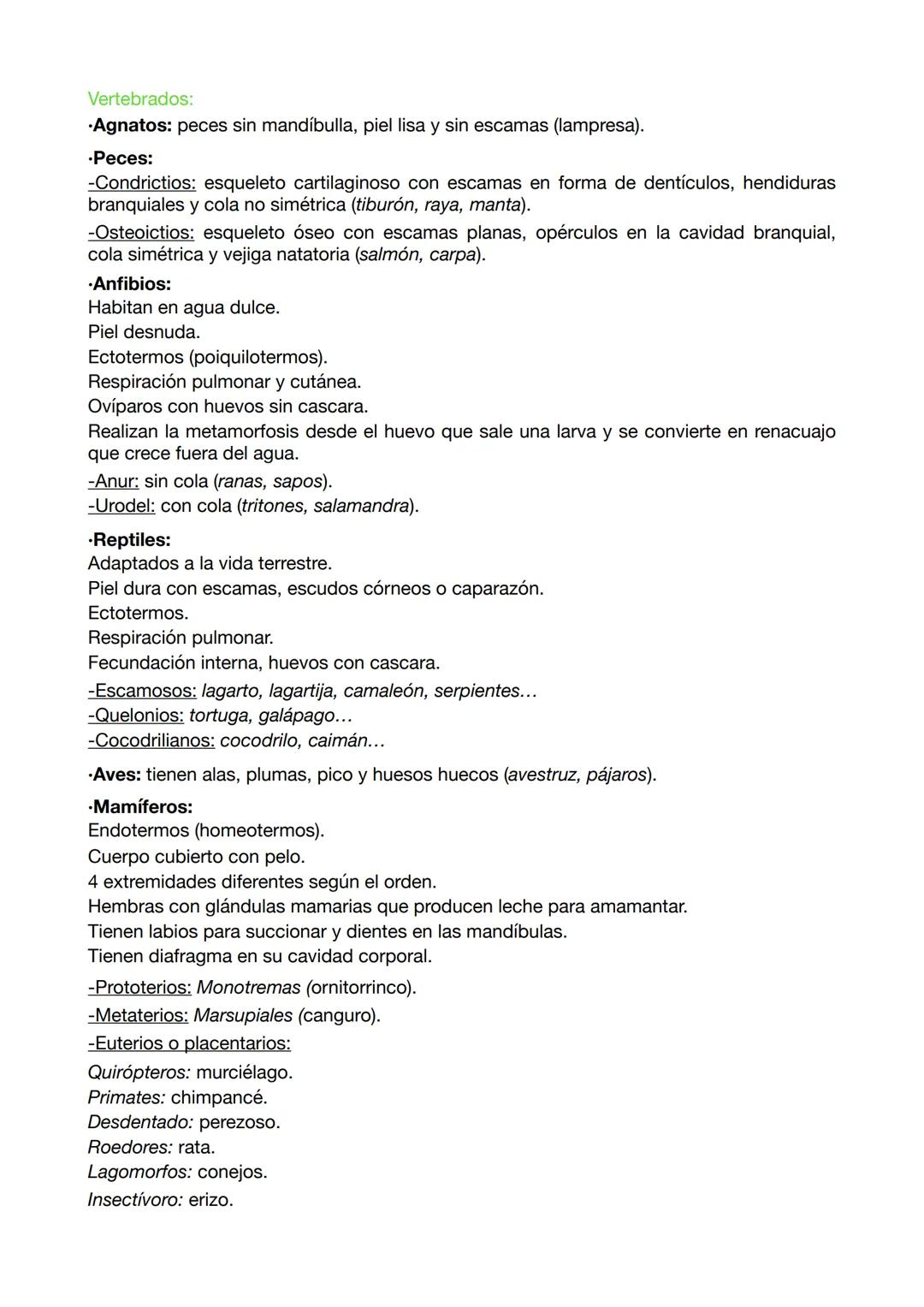 EXAMEN BIOLOGÍA 11
TAXONOMÍA
Ciencia encargada de nombrar y ordenar los organismos en categorías organizadas
jerárquicamente.
Proceso de ord