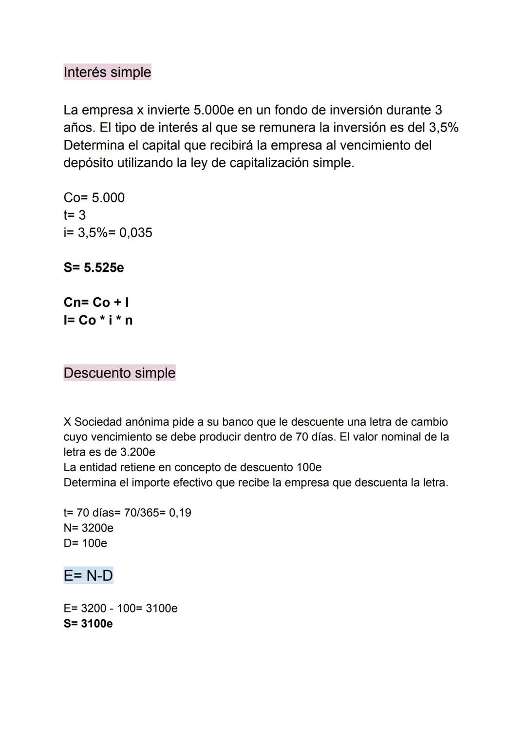 Patrimonio de una empresa: formado por sus bienes, derechos, recursos propios y
obligaciones de pago.

Inversión empresarial: bienes o derec