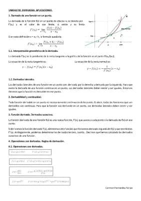 Know UNIDAD 02. DERIVADAS. APLICACIONES. thumbnail
