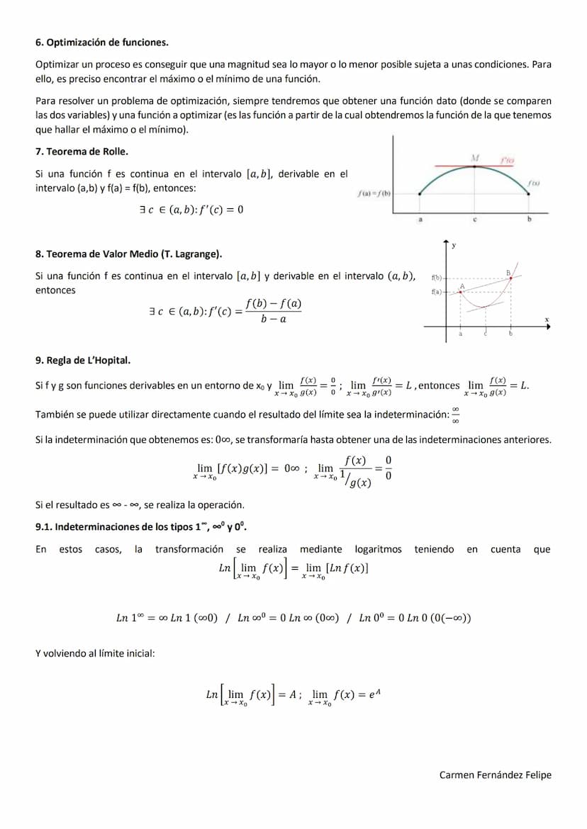 UNIDAD 02. DERIVADAS. APLICACIONES.
1. Derivada de una función en un punto.
La derivada de la función f(x) en un punto de abscisa xo se deno
