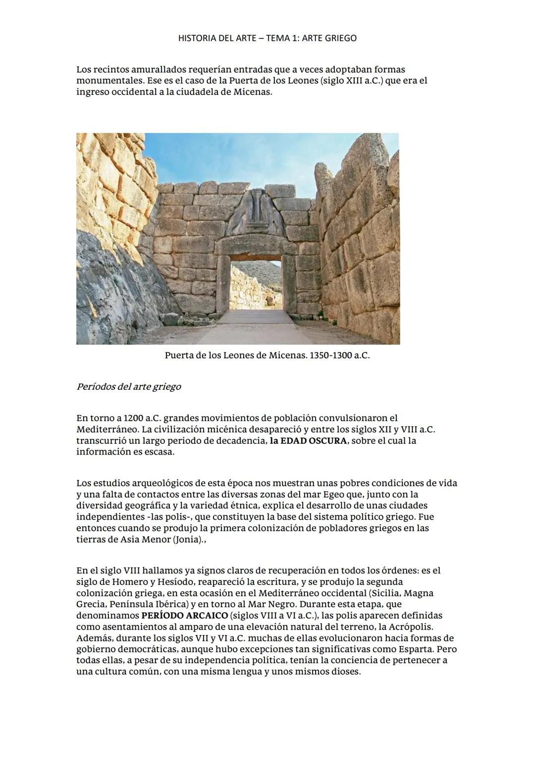 HISTORIA DEL ARTE - TEMA 1: ARTE GRIEGO
INTRODUCCIÓN
Antes de que el mundo helénico tuviera un papel destacado en la historia, otras
civiliz