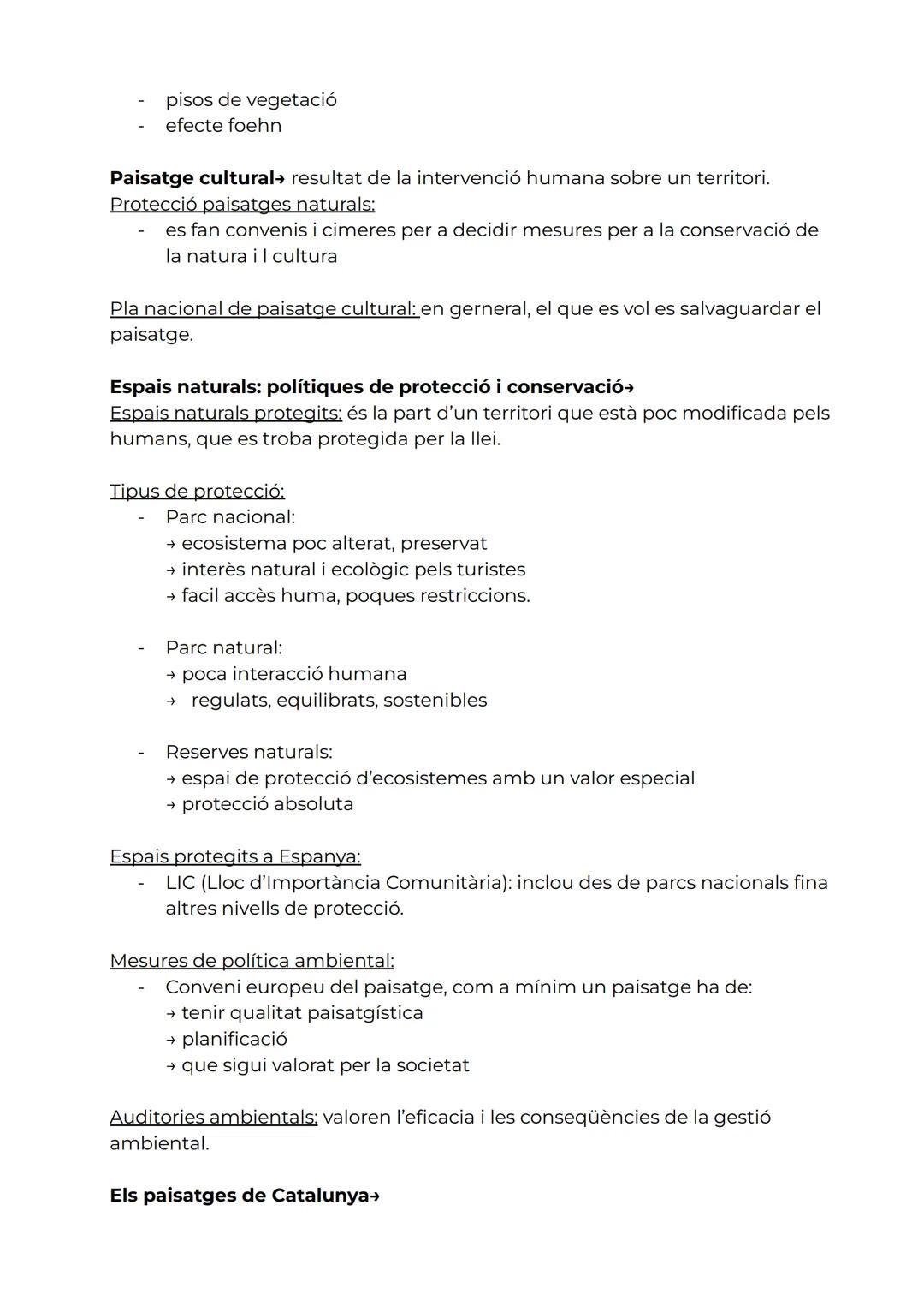 TEMA 5-ELS PAISSATGES NATURALS I CULTURALS
Biodiversitat tot el conjunt de diferents ésser vius que conformen els
diferents ecosistemes (mar