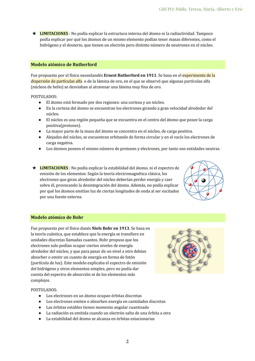 La evolución histórica y las limitaciones de los diferentes modelos atómicos son temas muy interesantes y
relevantes para la ciencia.
A cont