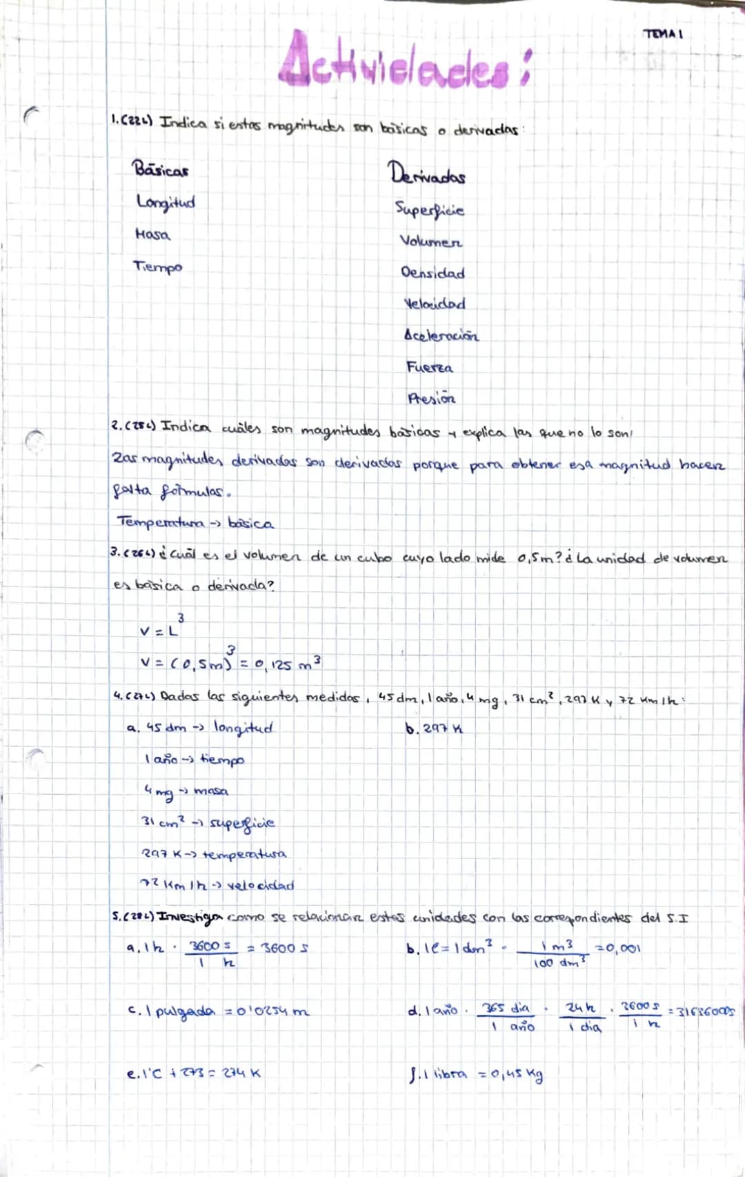 Explora las Magnitudes Fundamentales y Derivadas: Unidades y Cambios de Unidades para Aprender Fácil