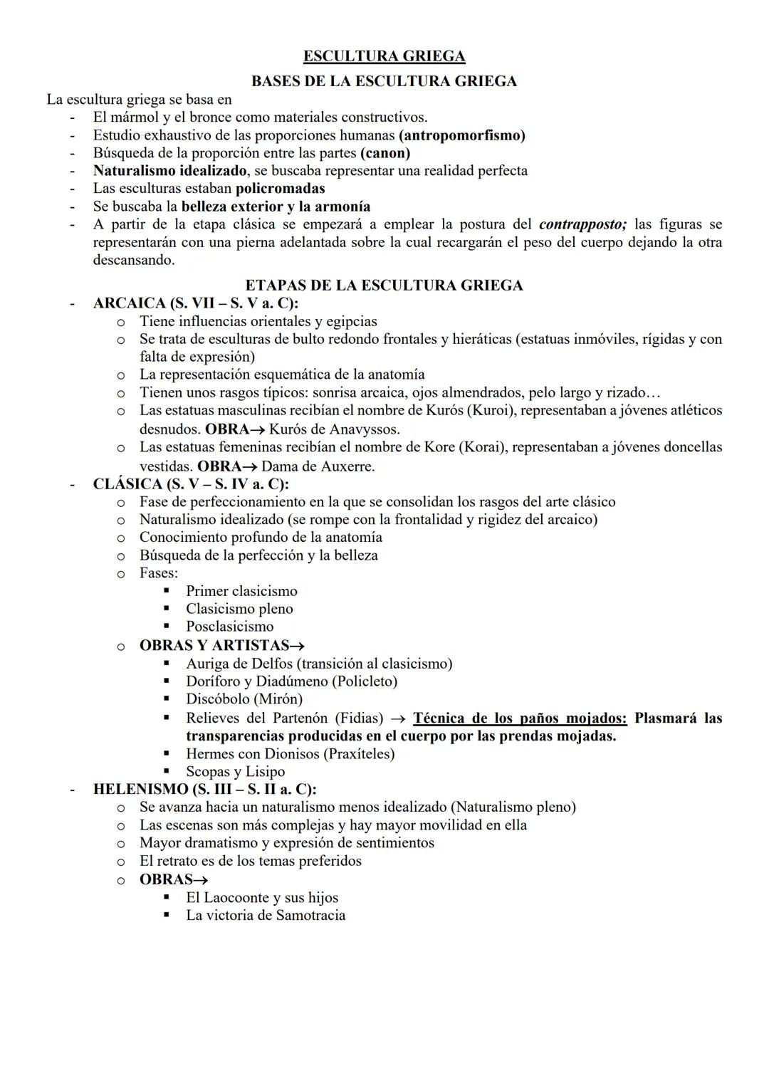 CONTEXTO
La arquitectura griega tiene como precedente la arquitectura que se desarrolló en Creta (S. III - S. II a. C) y
en Micenas (S. II a