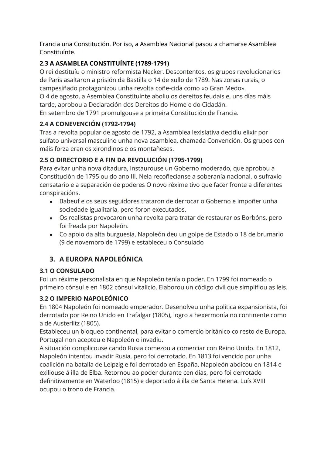 TEMA 1: REVOLUCIÓNS LIBERAIS
1. O DESENVOLVEMENTO DA REVOLUCIÓN AMERICANA
Reino Unido posuía 13 colonias na costa oriental de América del No