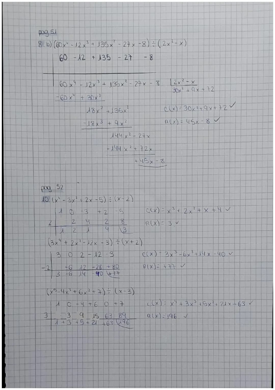 
<h2 id="sumandsubtraction">Sum and Subtraction</h2>
<p>To sum or subtract two polynomials P(x) and Q(x), the like terms of P(x) and Q(x) ar