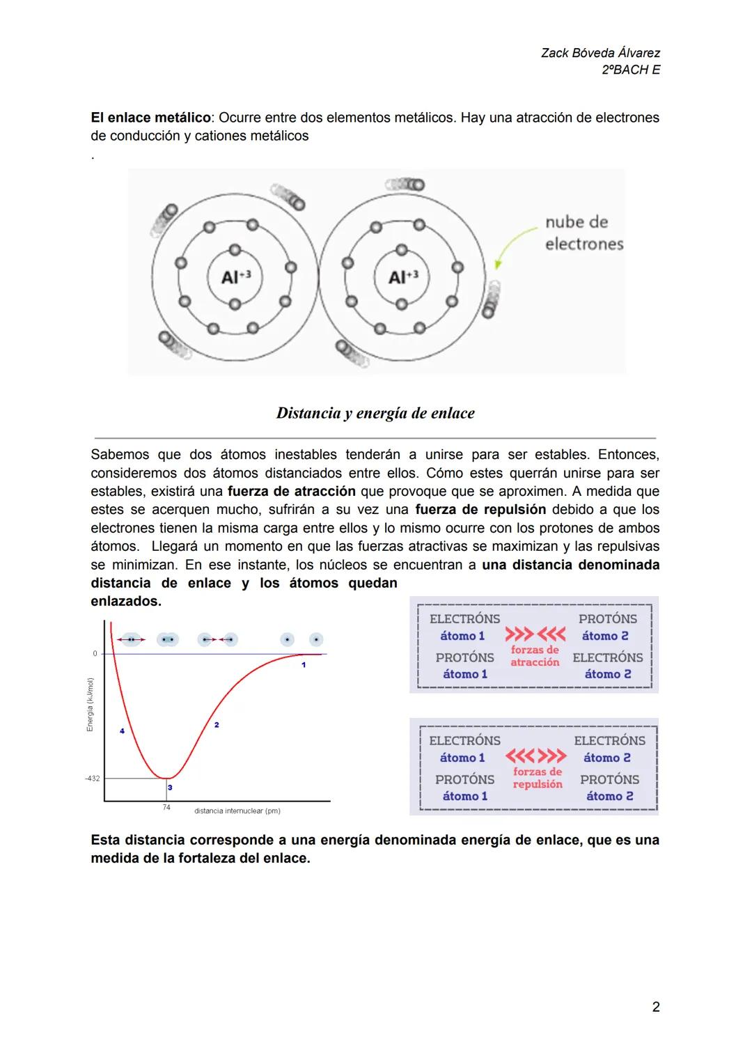 Química T3
El enlace químico
Zack Bóveda Álvarez
2°BACH E
Los gases nobles son caracterizados por su gran estabilidad. Eso es debido a que c