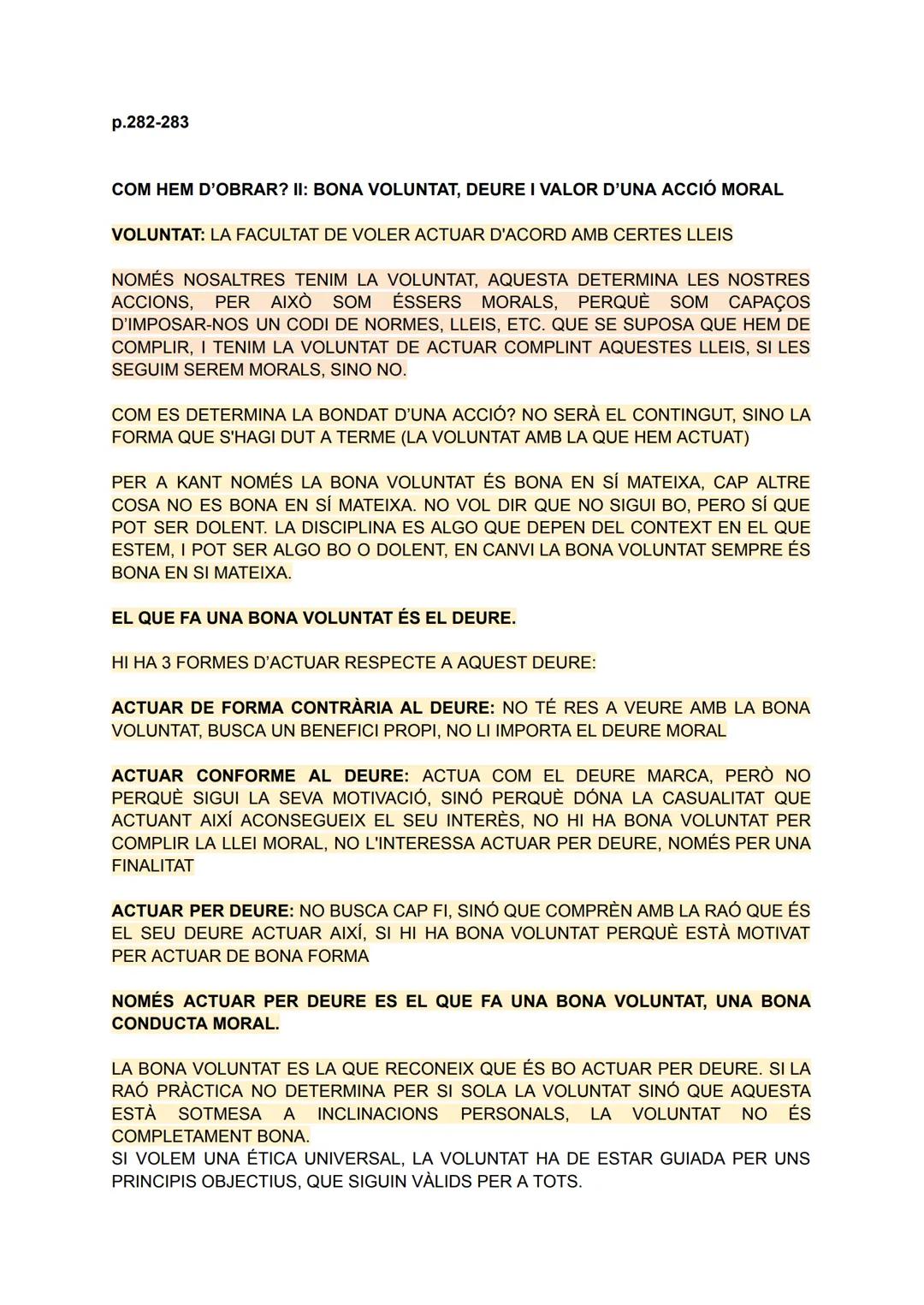 PREGUNTA:
QUE HE DE FER? INTENTA ESTABLIR I JUSTIFICAR ELS PRINCIPIS DE L'ACCIÓ
HUMANA. ES SITUA EN L'ÈTICA. LA SEVA TEORIA S'EMMARCA DINS D