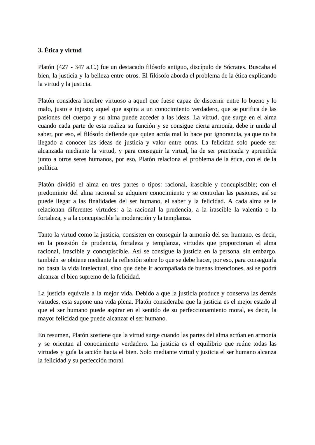 # 1. Realidad y conocimiento

Platón (427-347 a.C.) fue un destacado filósofo antiguo, discípulo de Sócrates. Buscaba el
bien, la justicia y