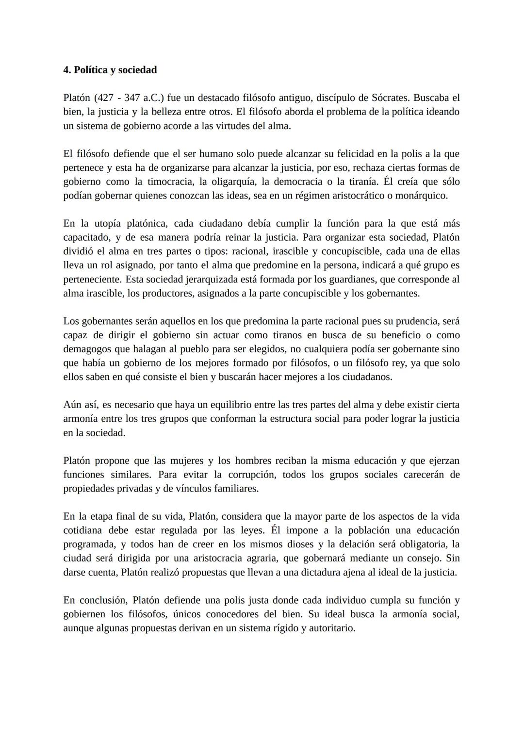 # 1. Realidad y conocimiento

Platón (427-347 a.C.) fue un destacado filósofo antiguo, discípulo de Sócrates. Buscaba el
bien, la justicia y