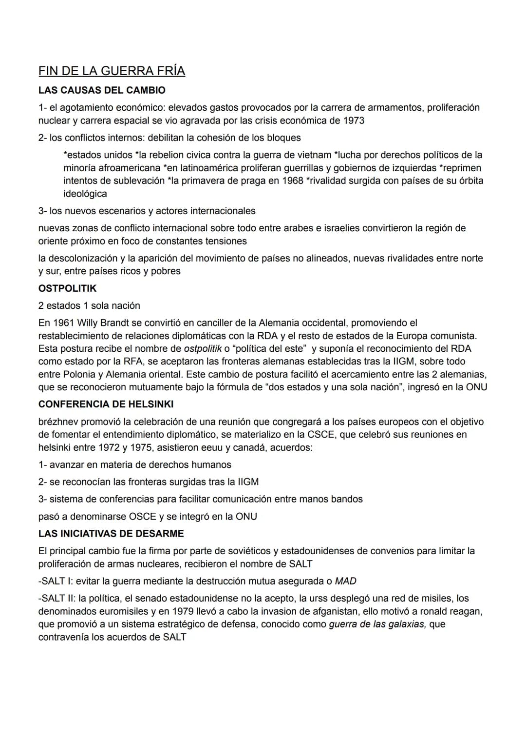 GUERRA FRÍA
Es el periodo de las relaciones internacionales 1945-1991 marcadas por la rivalidad surgida tras la IIGM
entre EEUU y la URSS, s