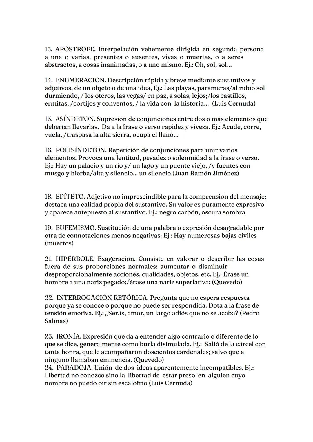 # FIGURAS RETÓRICAS

1.  ALITERACIÓN. Repetición de un sonido o grupo de sonidos con un fin
expresivo determinado. Por ejemplo, en una frase