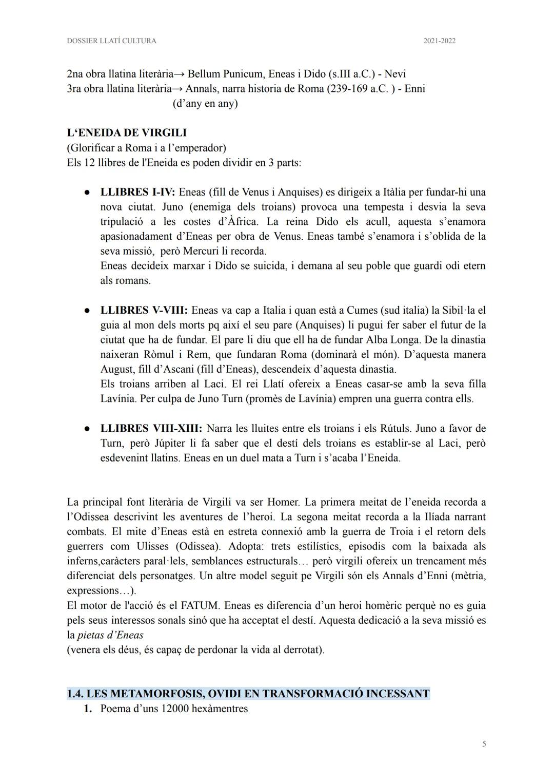 # DOSSIER: CULTURA
LLATÍ 2n BAT DOSSIER LLATÍ CULTURA

2021-2022

CULTURA LLATÍ

TEMARI:

1. LITERATURA

1.1. Gèneres literaris

1.2. Comèdi