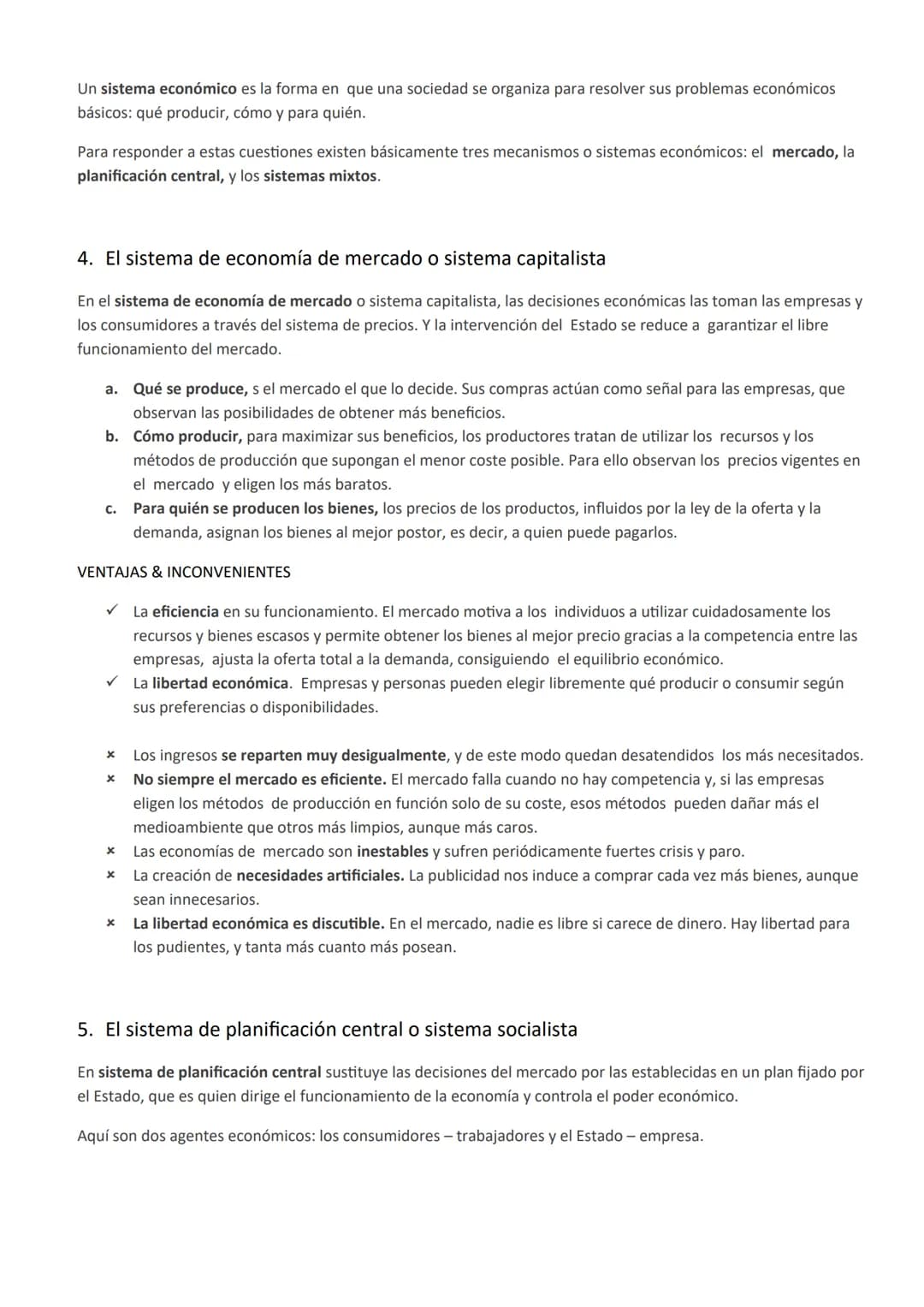 UNIDAD 3: AGENTES Y SISTEMAS ECONÓMICOS
1. LOS AGENTES ECONÓMICOS
Las economías domésticas o familias:
Las economías domésticas están compue
