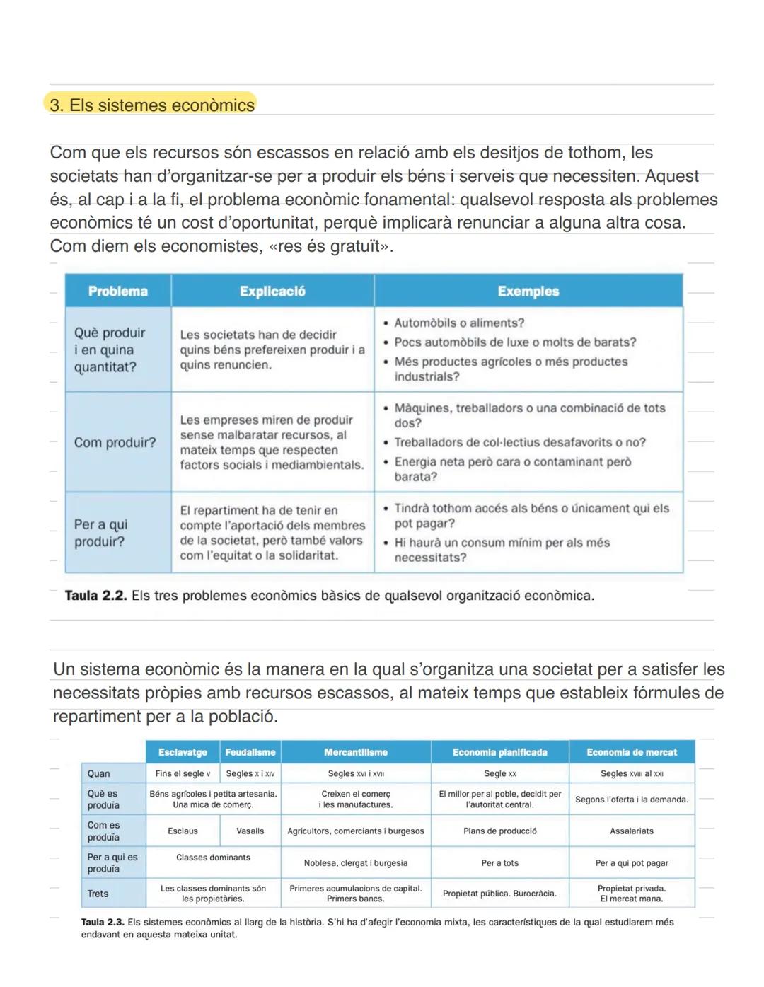 U1-La ciència de les
decisions Què és l'economia?

Al planeta Terra tot és limitat: des de la vida de les espècies que l'habiten fins el
Sol