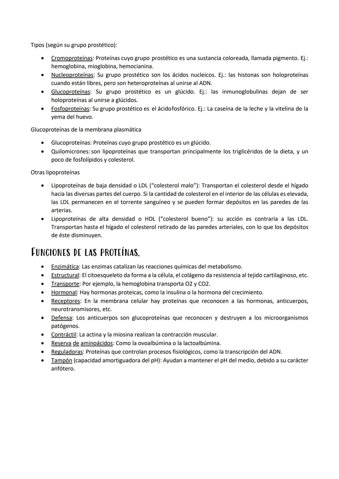 
<p>Las proteínas son polímeros de aminoácidos que están formadas por C, H, O, N, y pueden contener S y P, y en menor proporción, Fe, Cu, Mg