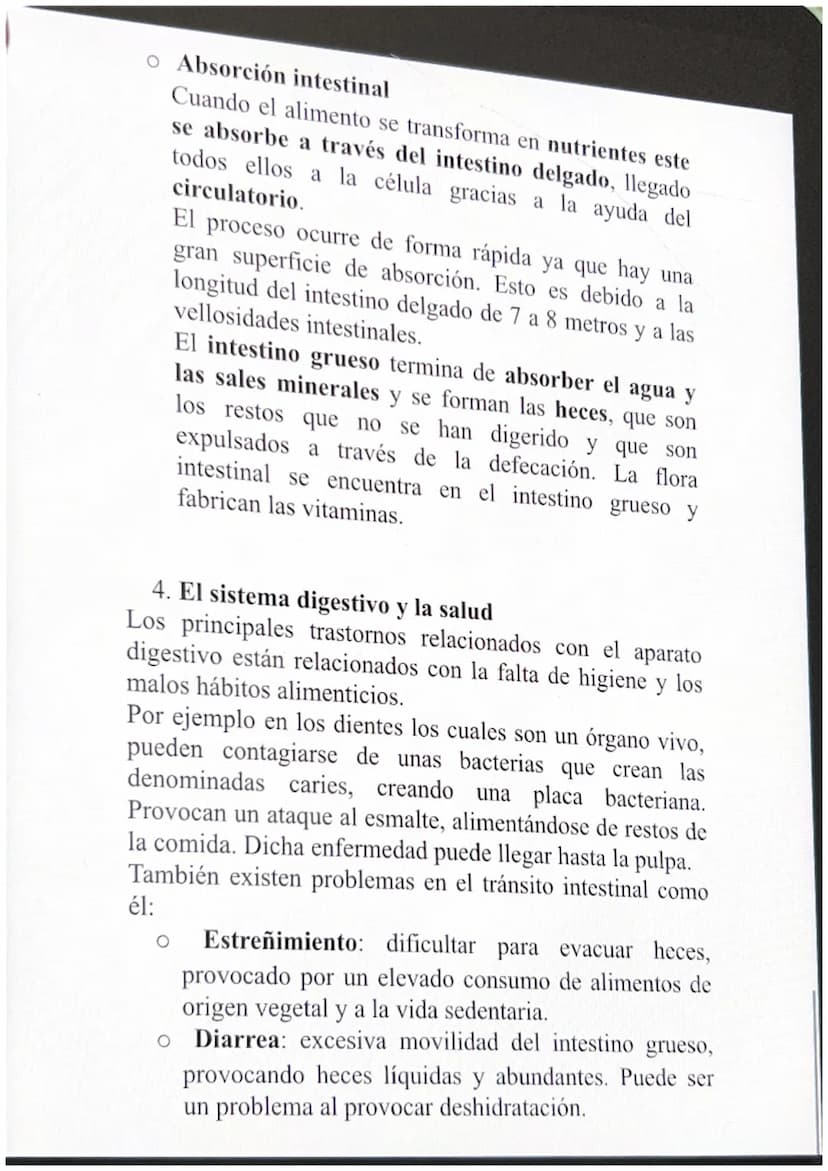 1. Los alimentos y sus componentes
Además del oxígeno que se obtiene del aparato
respiratorio, debemos obtener nutrientes a través de los
al