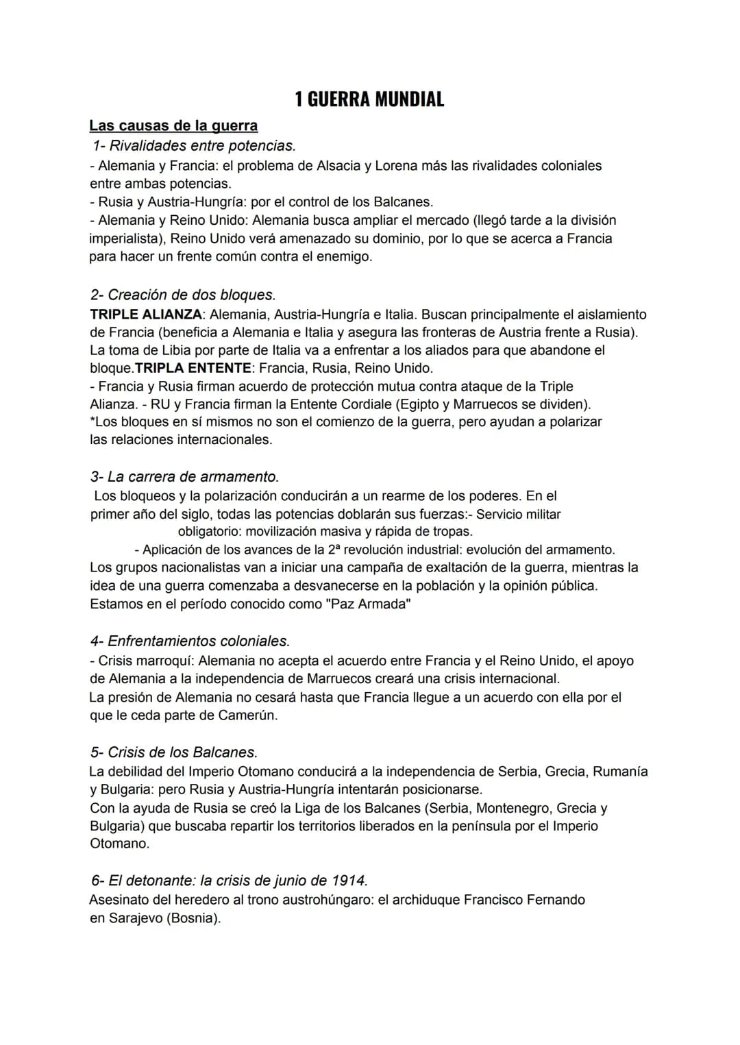 1ra Guerra Mundial