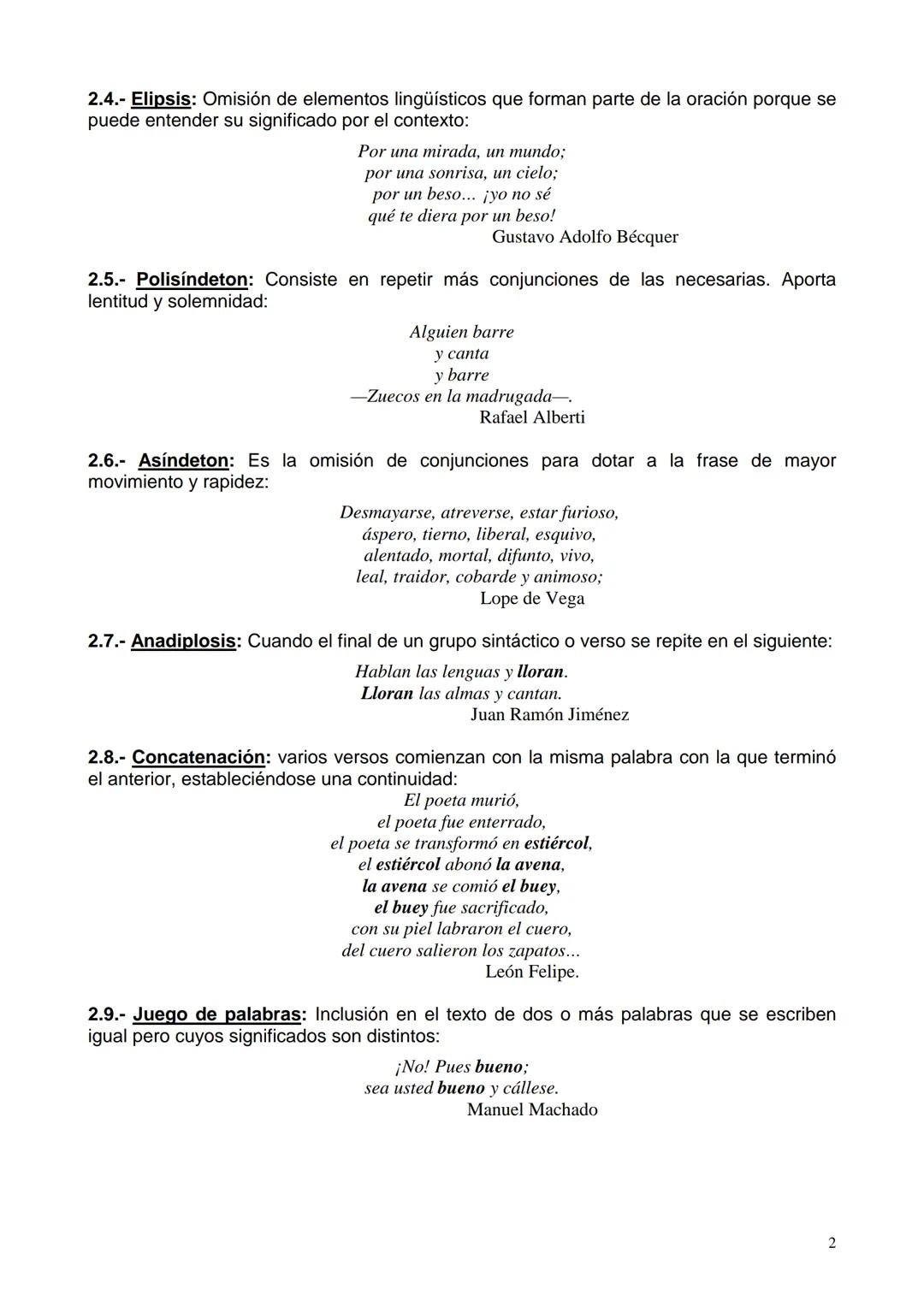 PRINCIPALES RECURSOS ESTILÍSTICOS
1.- RECURSOS FÓNICOS:
Se trata de recursos estilísticos basados en el sonido de las palabras. Utilizando e