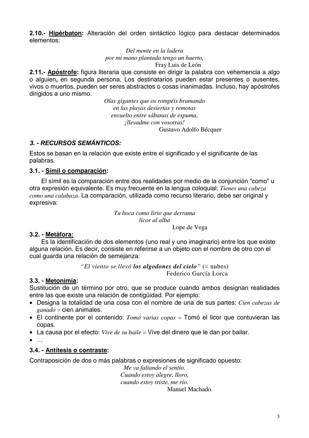 PRINCIPALES RECURSOS ESTILÍSTICOS
1.- RECURSOS FÓNICOS:
Se trata de recursos estilísticos basados en el sonido de las palabras. Utilizando e