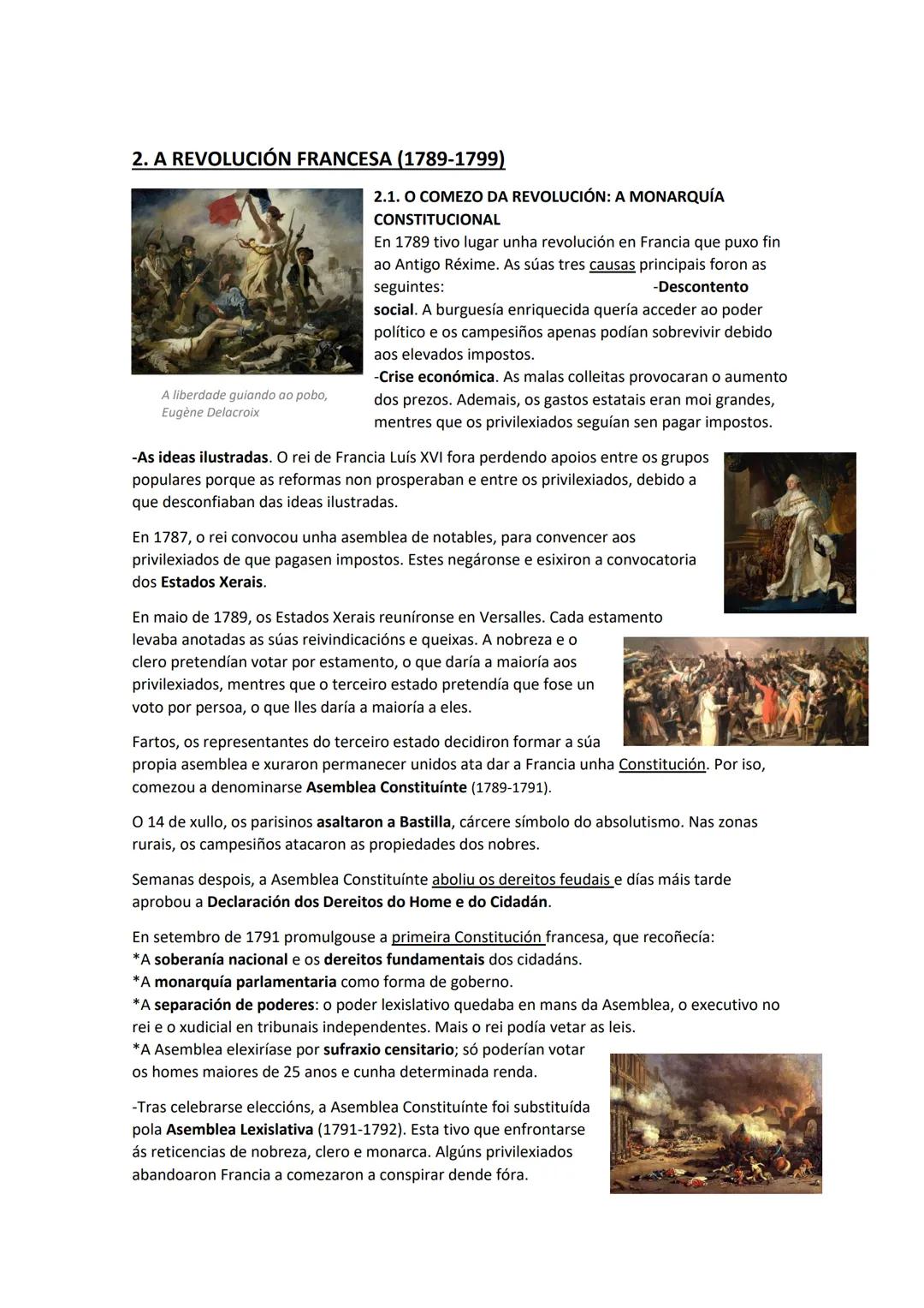 REVOLUCIÓNS LIBERAIS E NACIONALISMOS (1). TEMA 2
1. A REVOLUCIÓN AMERICANA
A primeira gran revolución da Idade Contemporánea foi a que tuvo
