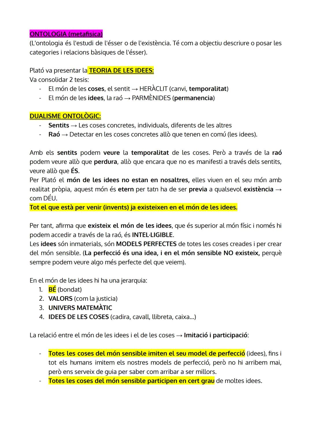 # TEMA 2: PLATÓ

INTRODUCCIÓ

Plató va ser un filòsof del segle V a.c ATENES.

- Va ser deixeble de Sòcrates i mestre d'Aristòtil.

- Fundar