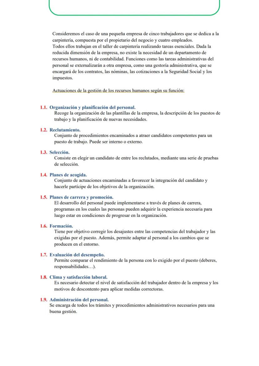 TEMA 5: GESTIÓN DE LOS RECURSOS HUMANOS
1. La gestión de los recursos humanos.
Es el elemento humano, único e irrepetible.
Las máquinas, la 