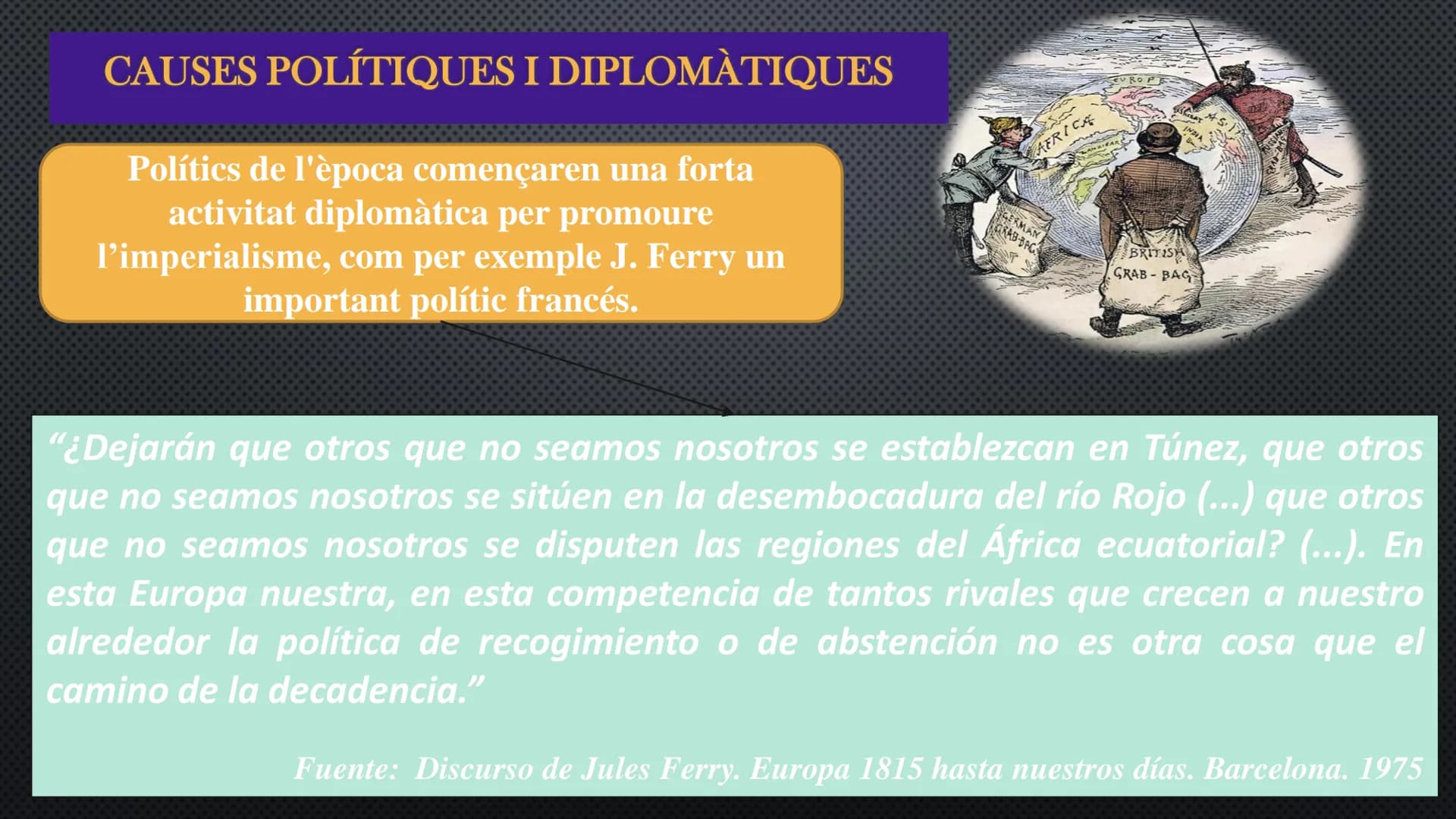TEMA 6
L'ÈPOCA DE
L'IMPERIALISME
CHINA EL NOU IMPERIALISME (S. XIX)
Des de finals del segle XV algunes potències europees
havien format gran