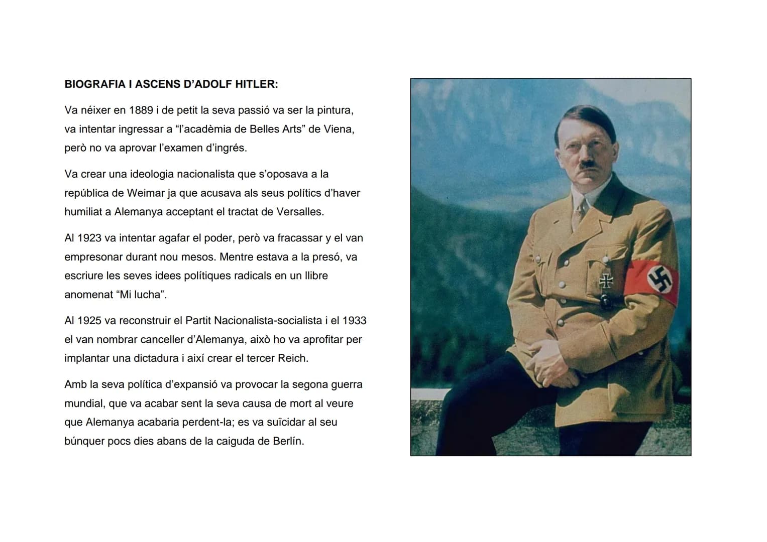 LLIBRE DEL FEIXISME QUÉ ÉS EL FEIXISME?
El feixisme va ser un moviment polític i social de caràcter
totalitarista, nacionalista i militarist