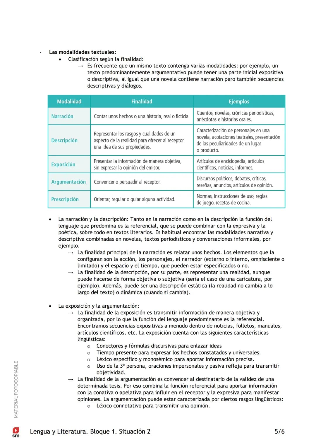 R-Vue a
Pequeños Grandes Cambios
MATERIAL FOTOCOPIABLE
A
sm
Descripción:
representar unos
rasgos o cualidades.
Exposición:
presentar una
inf