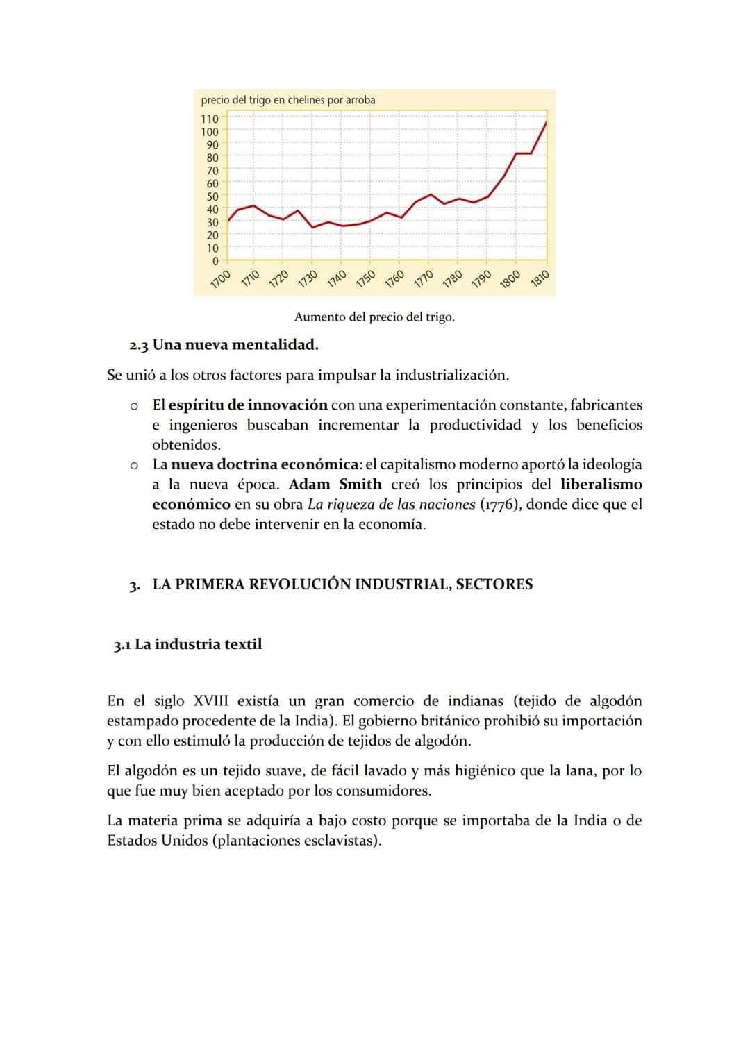 TEMA 2 Un mundo conectado. Las revoluciones industriales
¿CÓMO CAMBIÓ LA PRODUCCIÓN DE BIENES CON LA REVOLUCIÓN
INDUSTRIAL?
El proceso de in