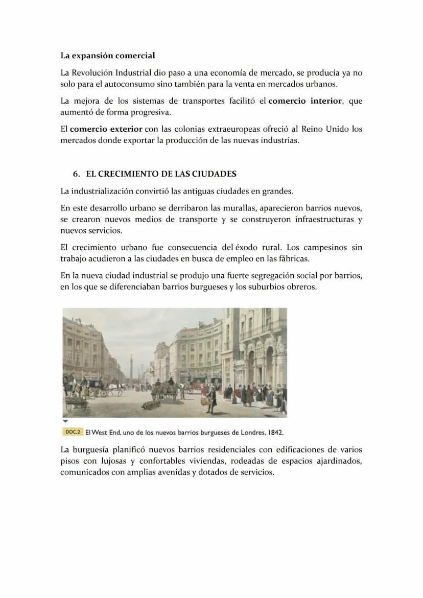 TEMA 2 Un mundo conectado. Las revoluciones industriales
¿CÓMO CAMBIÓ LA PRODUCCIÓN DE BIENES CON LA REVOLUCIÓN
INDUSTRIAL?
El proceso de in