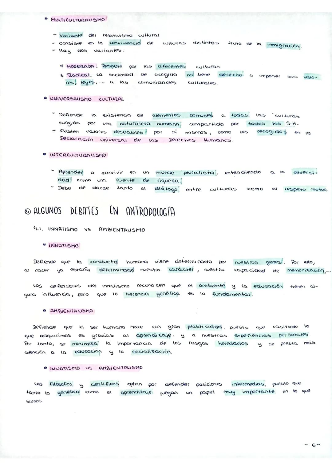 U3 NATURALEZA Y CULTURA CN CL
Y CULTURA CN EL SER HUMANO
• LA REFLEXIÓN FILOSÓFICA SOBRE EL SER HUMANO (VIERNES)
LI. LA ANTROPOLOGIA
la antr