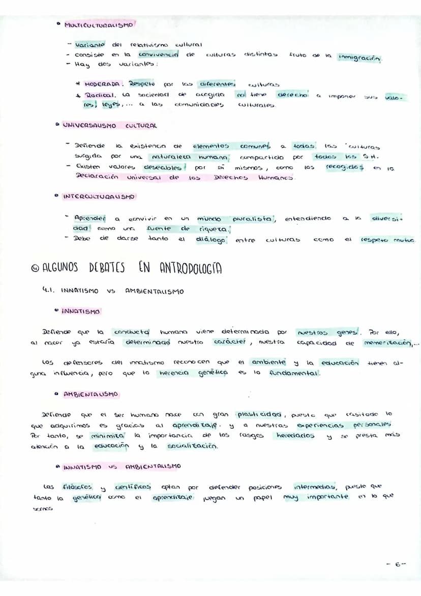 U3 NATURALEZA Y CULTURA CN CL
Y CULTURA CN EL SER HUMANO
• LA REFLEXIÓN FILOSÓFICA SOBRE EL SER HUMANO (VIERNES)
LI. LA ANTROPOLOGIA
la antr