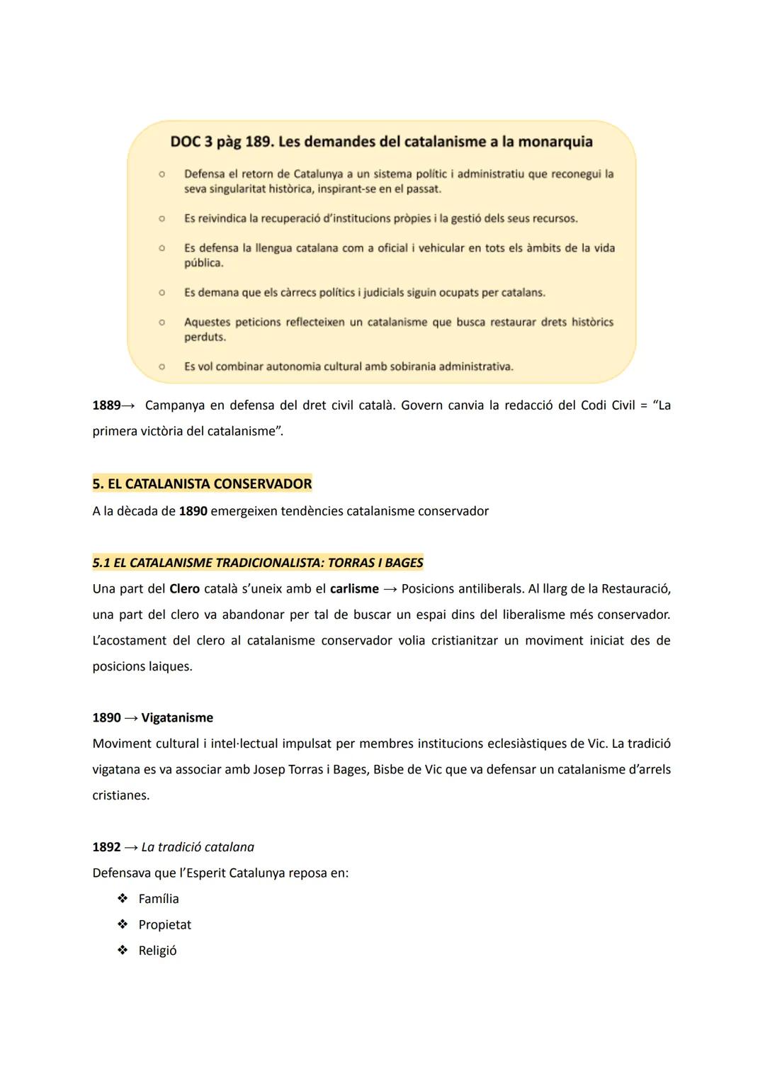 # UD8: ORÍGENS I CONSOLIDACIÓ DEL CATALANISME

(1833-1901)

Durant la Restauració borbònica (1874-1931), el catalanisme polític sorgeix en u