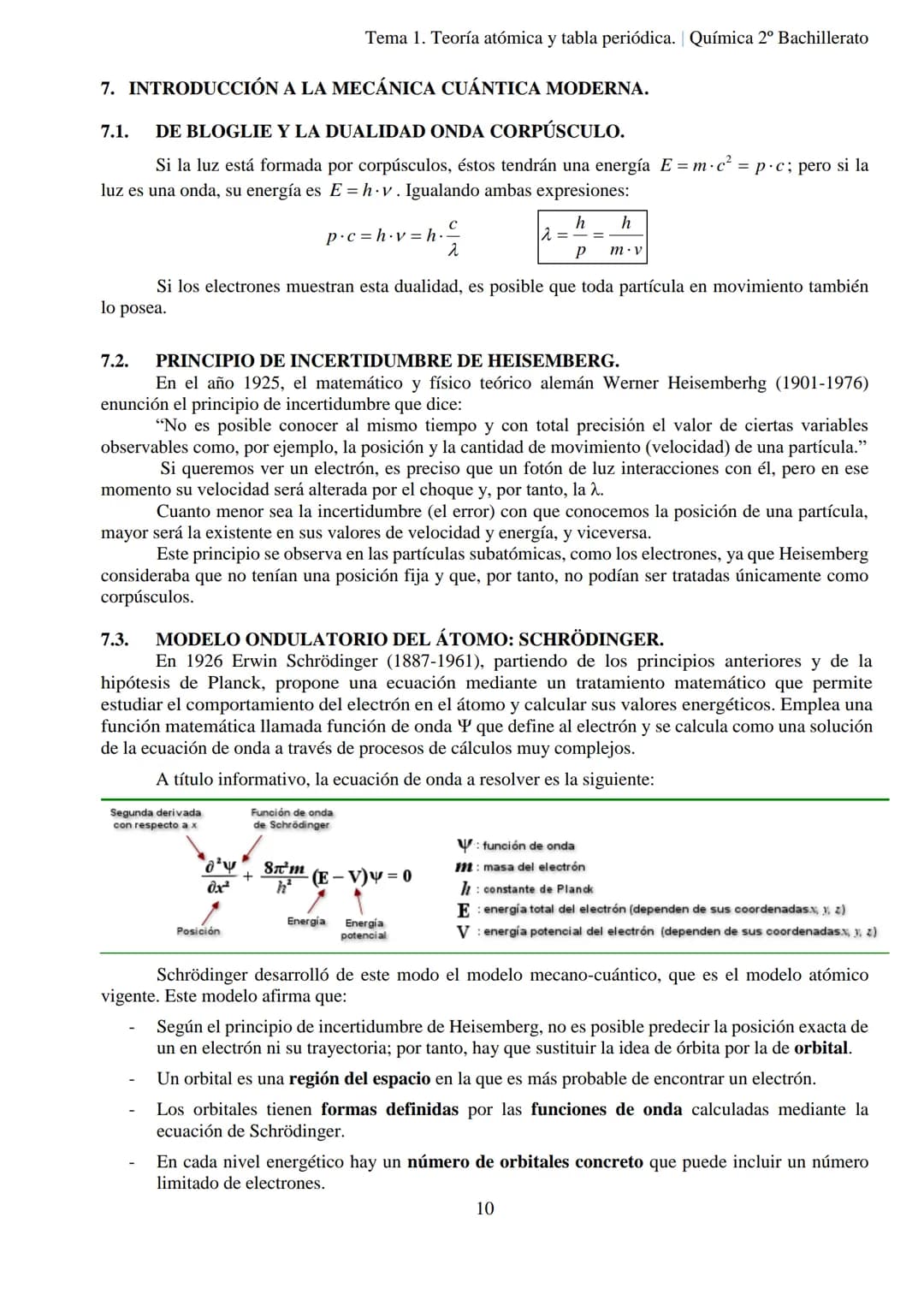 Tema 1. Teoría atómica y tabla periódica. Química 2º Bachillerato
TEMA 1. TEORÍA ATÓMICA Y TABLA PERIÓDICA.
INTRODUCCIÓN: PRINCIPALES MODELO