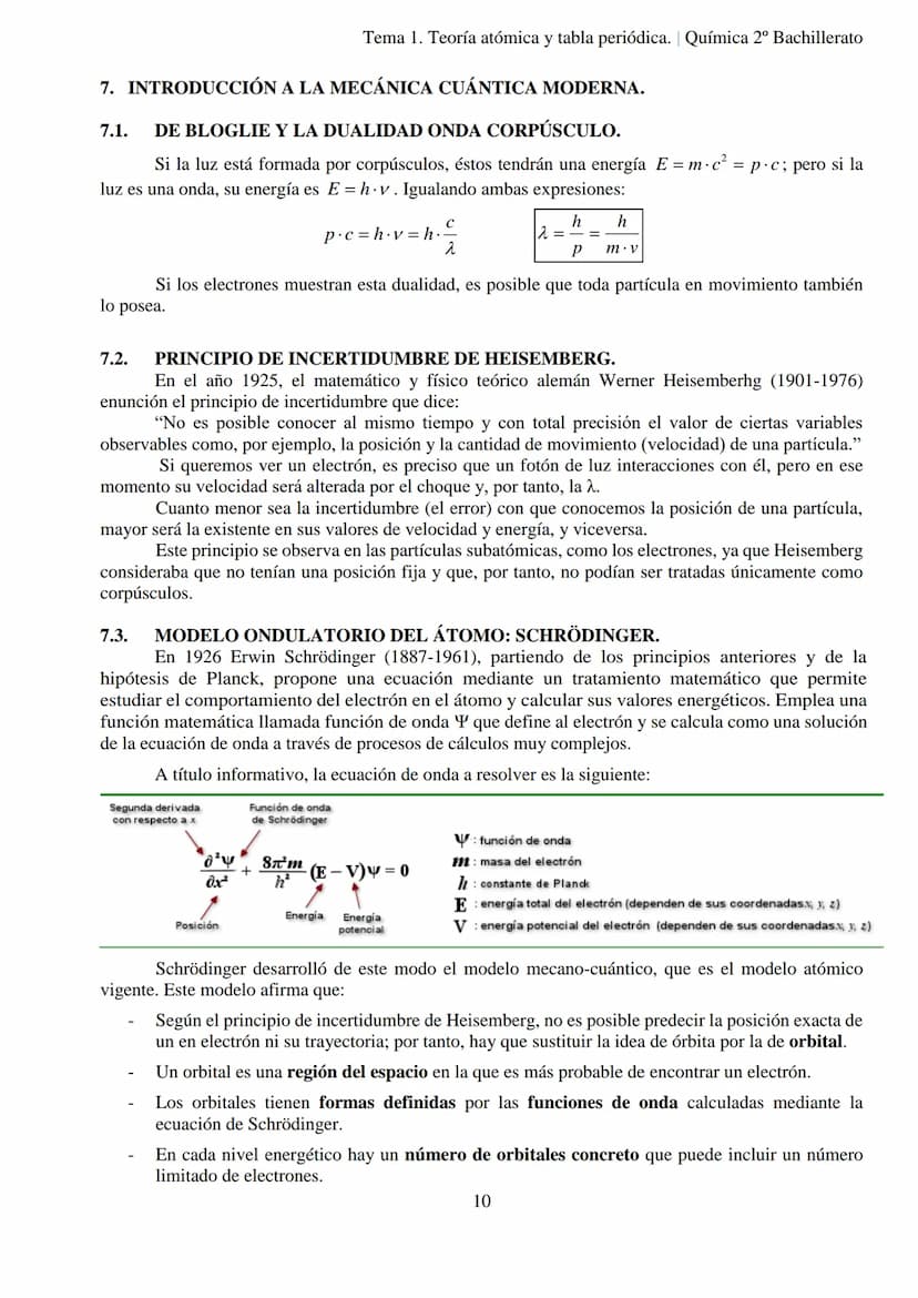 Tema 1. Teoría atómica y tabla periódica. Química 2º Bachillerato
TEMA 1. TEORÍA ATÓMICA Y TABLA PERIÓDICA.
INTRODUCCIÓN: PRINCIPALES MODELO