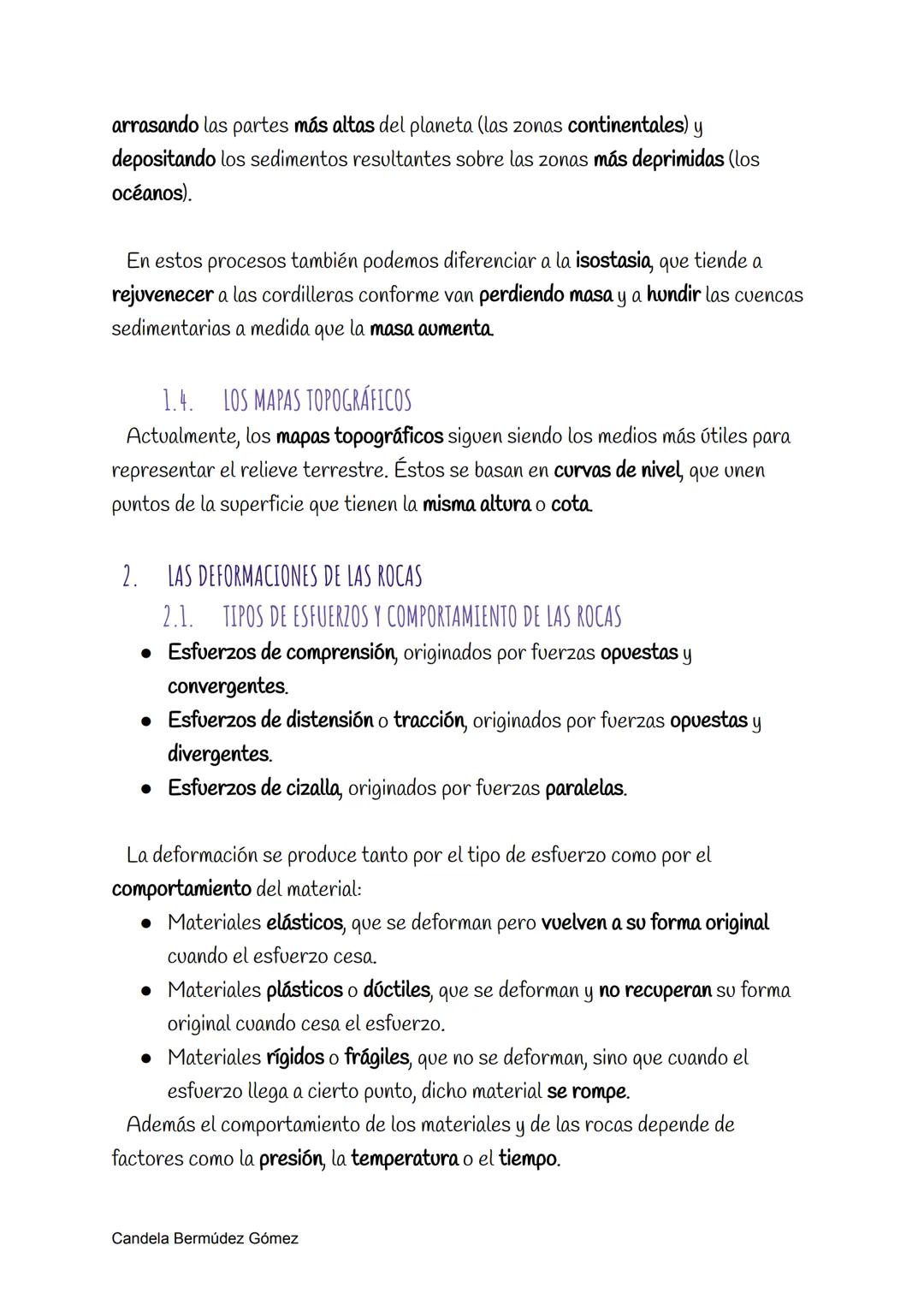 TECTÓNICA DE PLACAS
1. LOS LÍMITES DE PLACAS Y EL RELIEVE
Los bordes o límites entre placas son zonas geológicamente muy activas, pues
en el