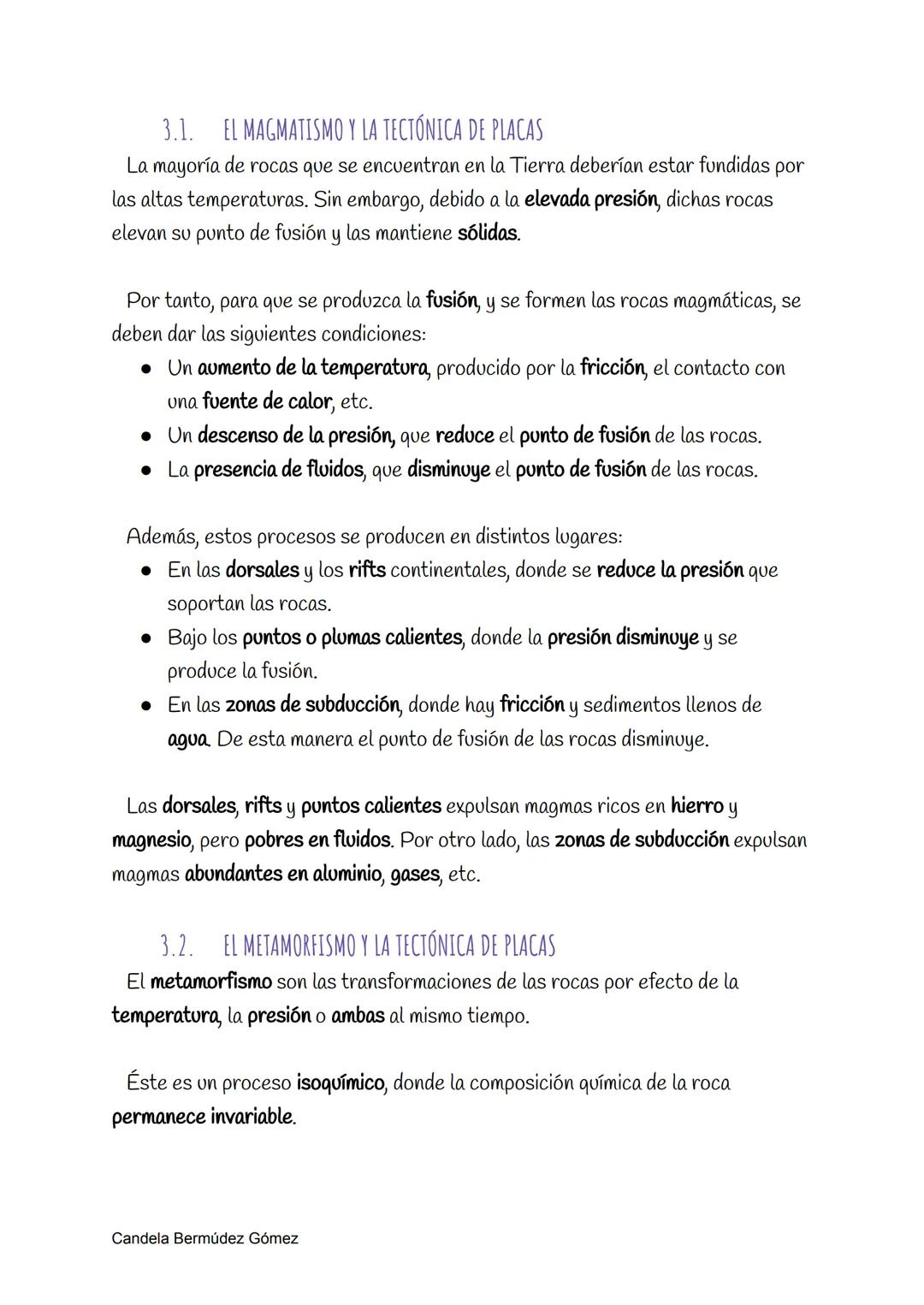 TECTÓNICA DE PLACAS
1. LOS LÍMITES DE PLACAS Y EL RELIEVE
Los bordes o límites entre placas son zonas geológicamente muy activas, pues
en el