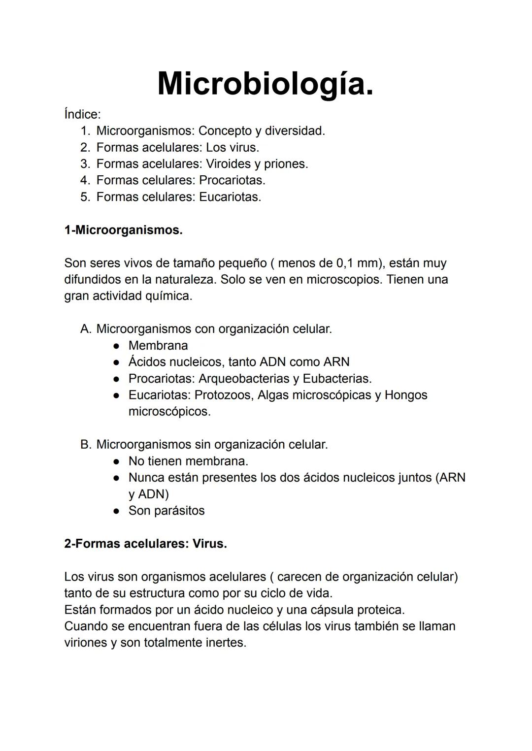 Introducción a la Microbiología: El Universo de los Microorganismos