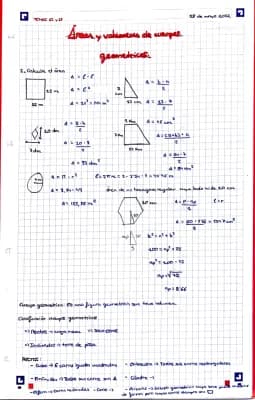 Know Ejercicios de áreas y volúmenes de cuerpos geométricos  thumbnail