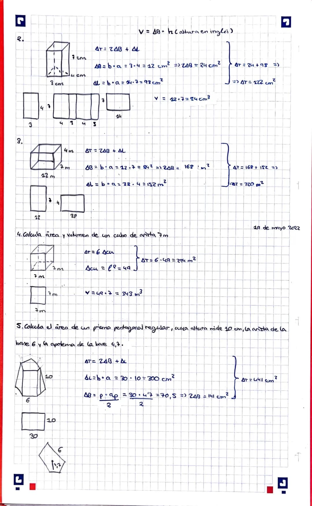 A
(
D)
4
TEMAS 12 y 13
1. Calcula el area
12 m
(1₁
7dm
12 m
7m
O
10 dm
Areas y vokuanzone che cerpes.
geomedbiciess
A = lil
=
2
4 = 12 = 144