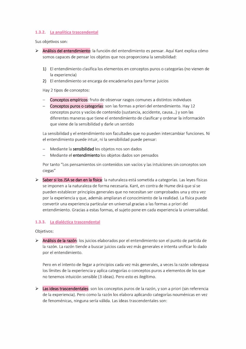 TEMA & LA FILOSOFÍA DE KANT
1. LA CRÍTICA DE LA RAZÓN PURA: TEORÍA DEL CONOCIMIENTO Y LA
POSIBILIDAD DE LA METAFÍSICA COMO CIENCIA
Kant se i